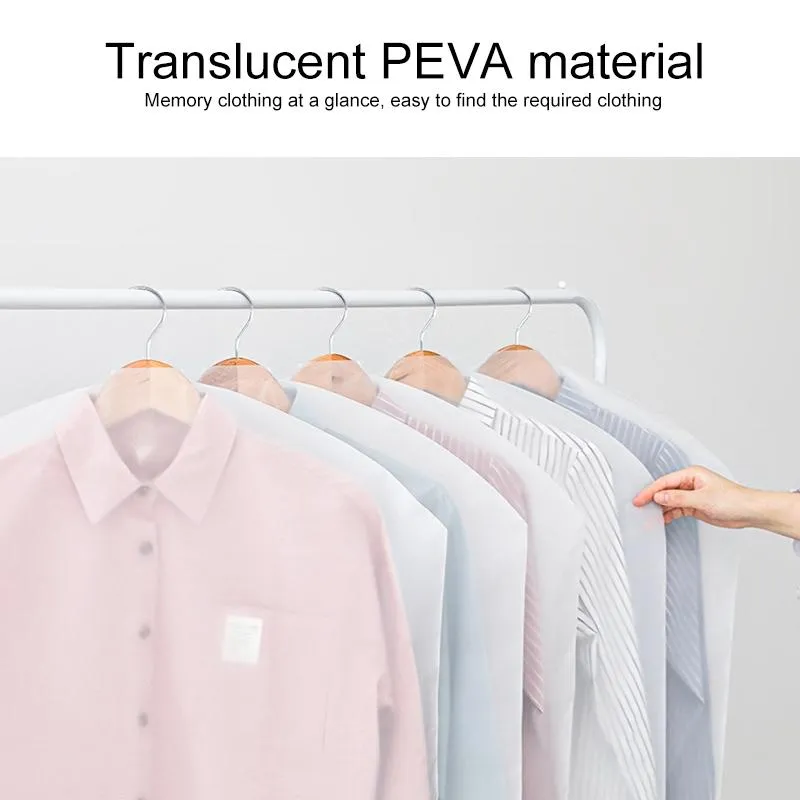 100 Disposable Transparent Dust Bags - 55X80Cm - Pp 4 Wires