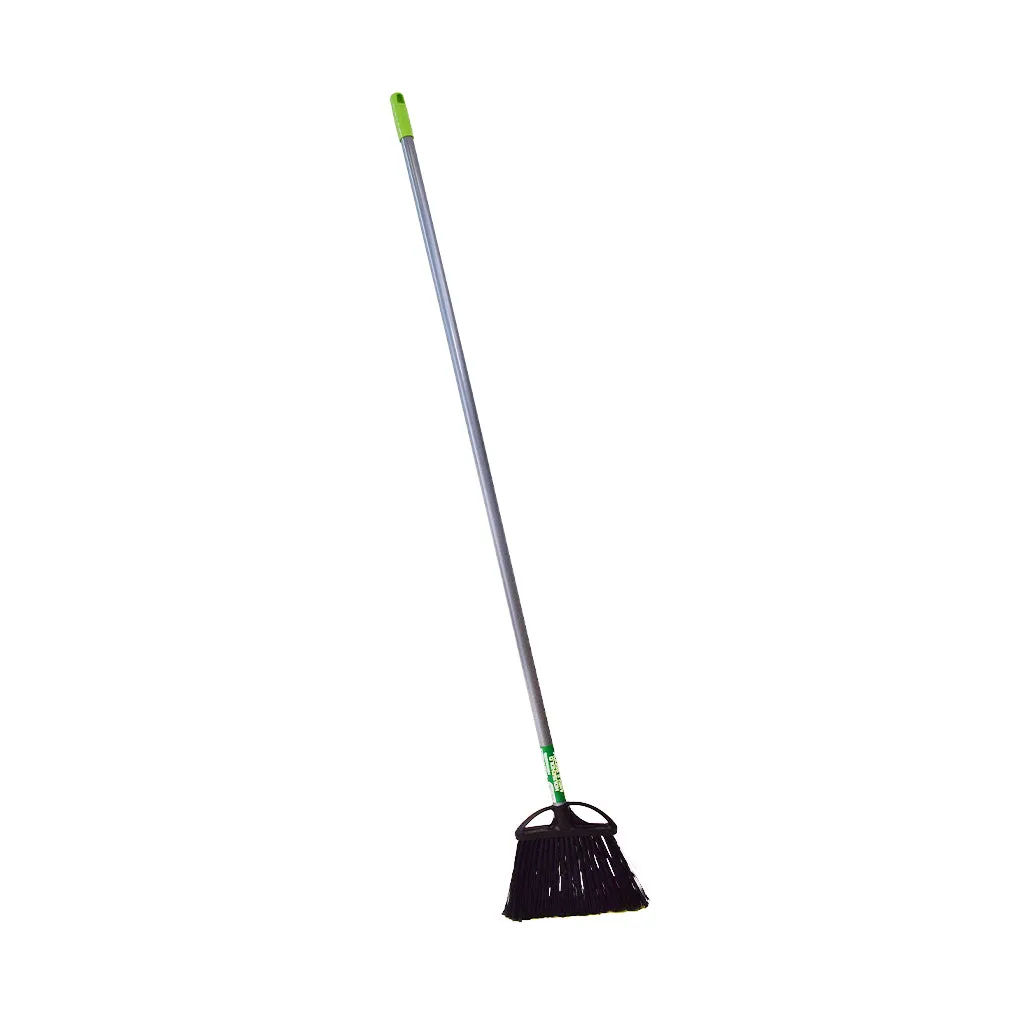 13 Inch Extra Wide Angle Broom With 48 Inch Metal Handle - Sold By The Case