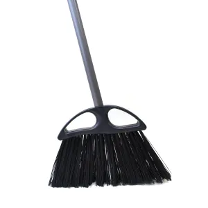 13 Inch Extra Wide Angle Broom With 48 Inch Metal Handle - Sold By The Case