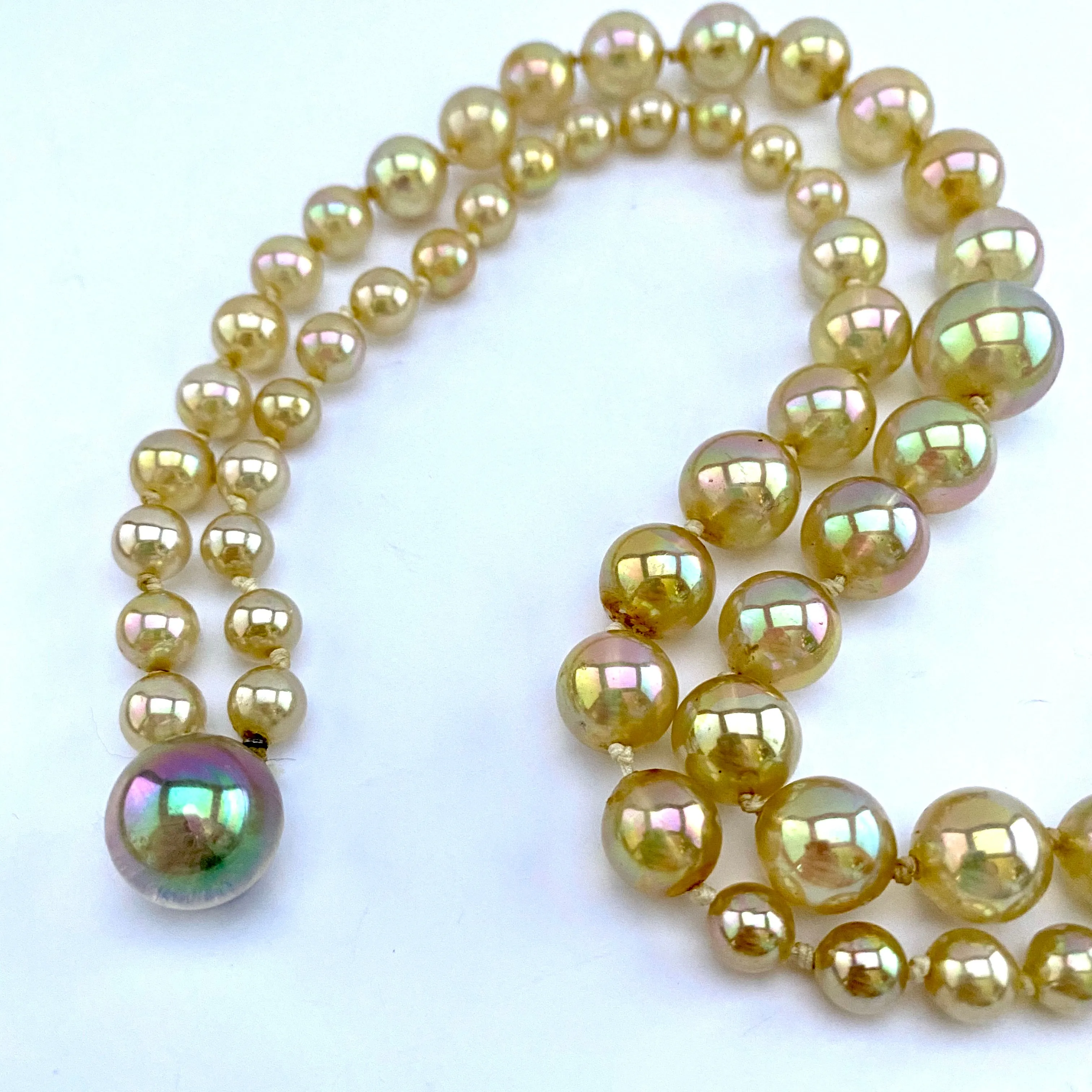 1950s Soap Bubble Bead Necklace