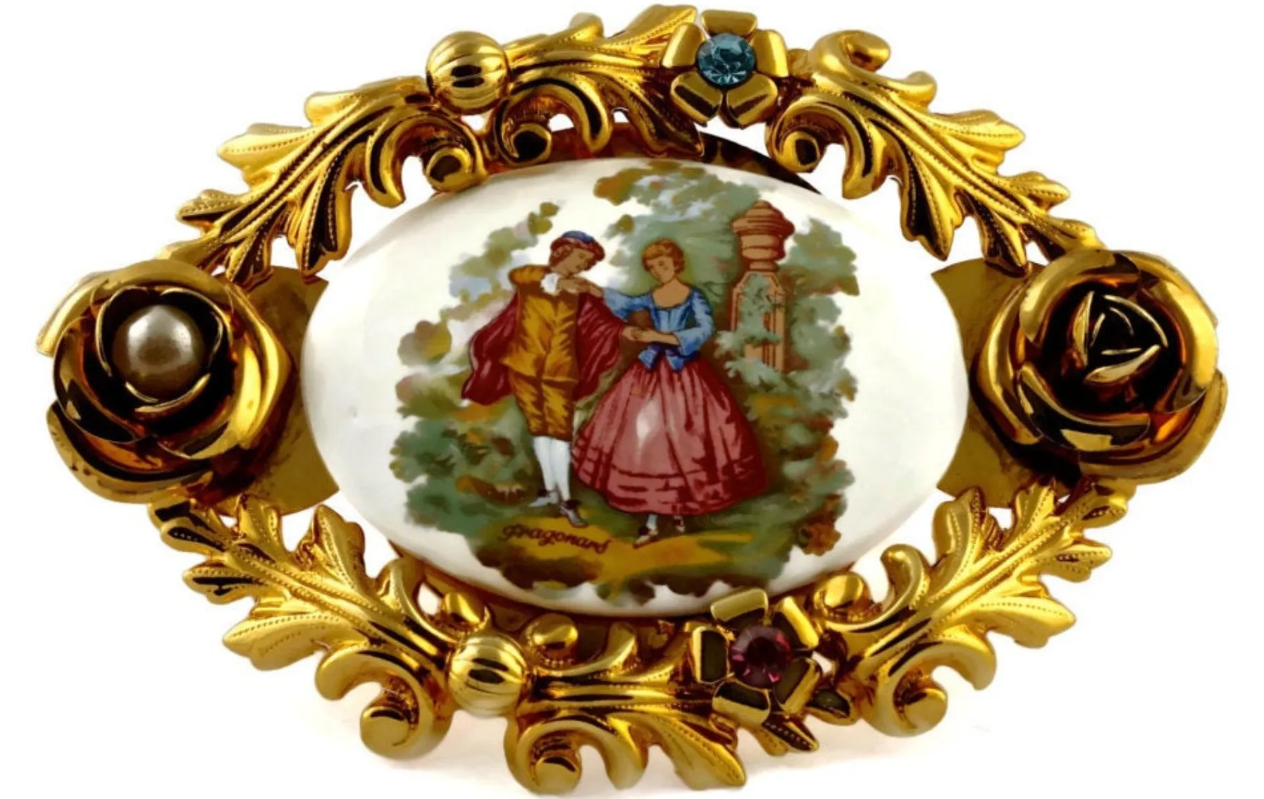 1992 DOLCE & GABBANA PORCELAIN CHOKER