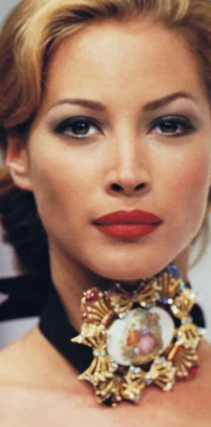 1992 DOLCE & GABBANA PORCELAIN CHOKER