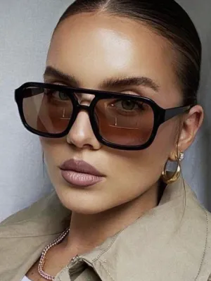 1PC Geometric Frame Sunglasses