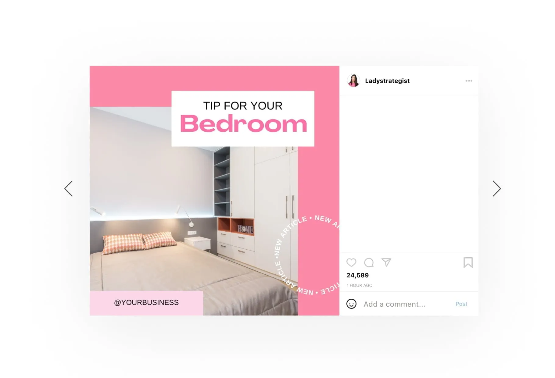 30 Home Organization Instagram Post Canva Templates V2