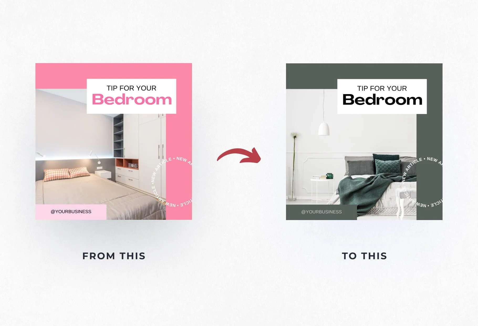 30 Home Organization Instagram Post Canva Templates V2