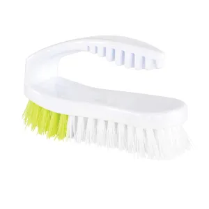 6 Inch Synthetic Iron Handle Scrub Brush - Sold By The Case