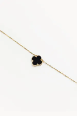 Abbott Black Clover Necklace