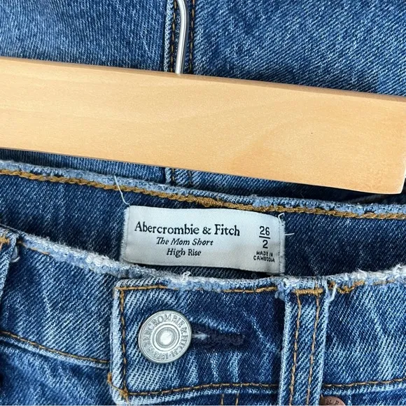 Abercrombie &amp; Fitch Curve Love High Rise Mom Shorts