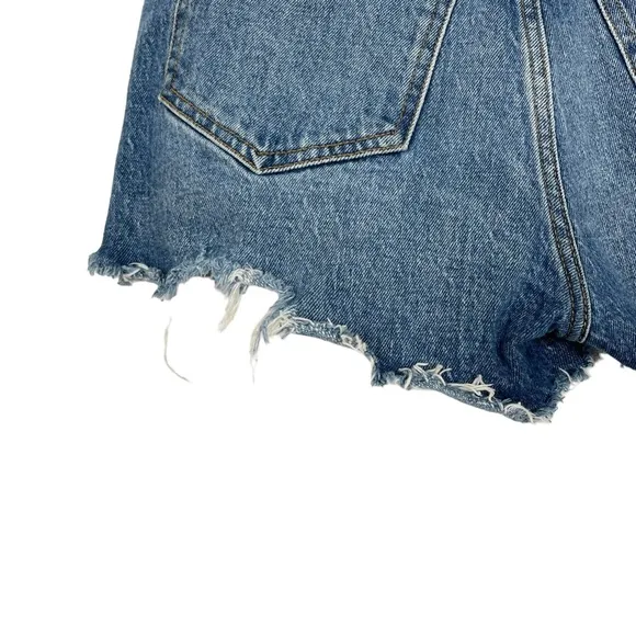 Abercrombie &amp; Fitch Curve Love High Rise Mom Shorts