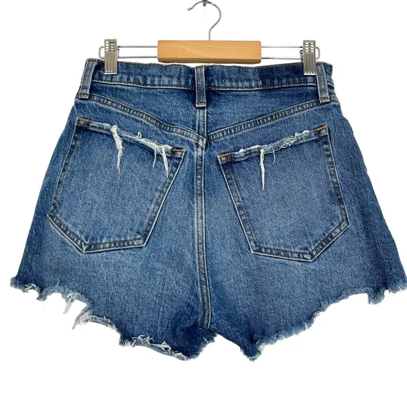 Abercrombie &amp; Fitch Curve Love High Rise Mom Shorts