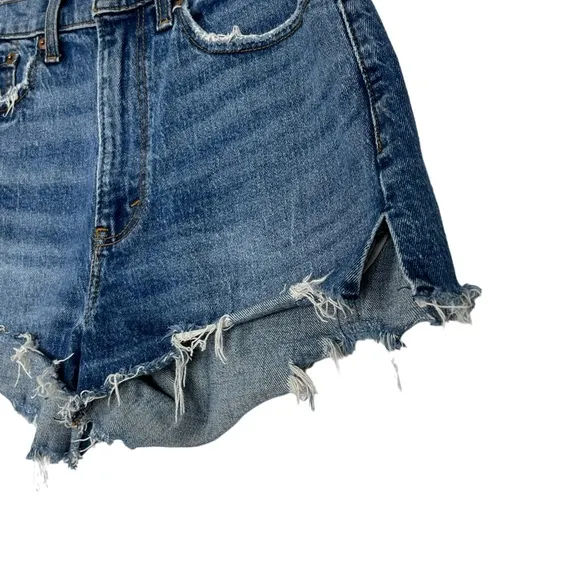 Abercrombie &amp; Fitch Curve Love High Rise Mom Shorts