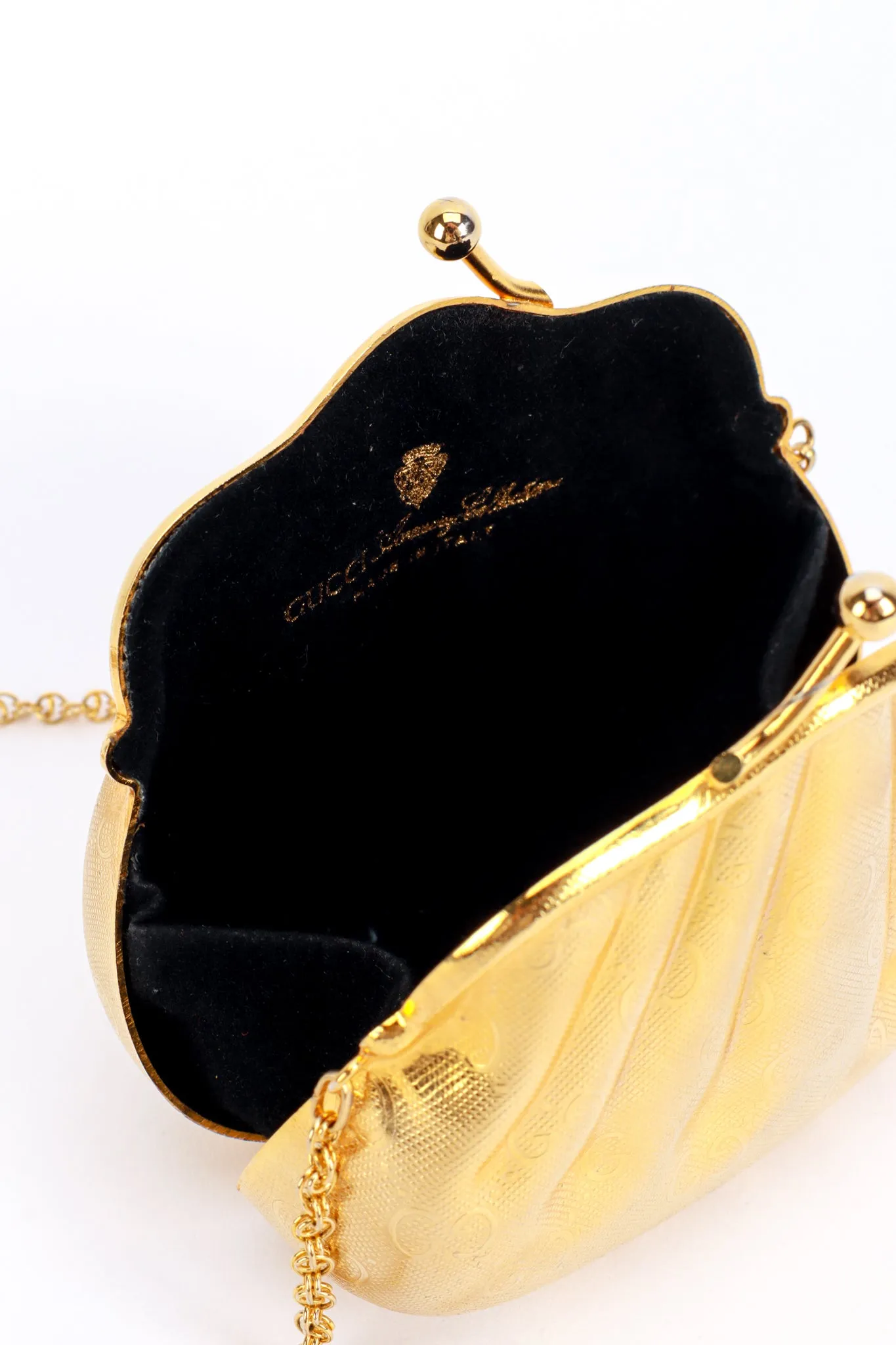 Accessory Collection Metal Shell Minaudière Mini Bag