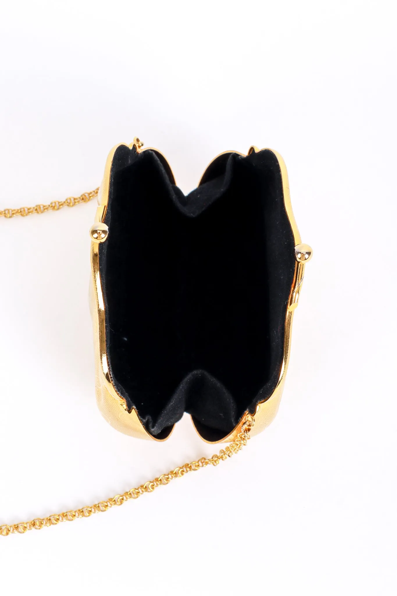 Accessory Collection Metal Shell Minaudière Mini Bag