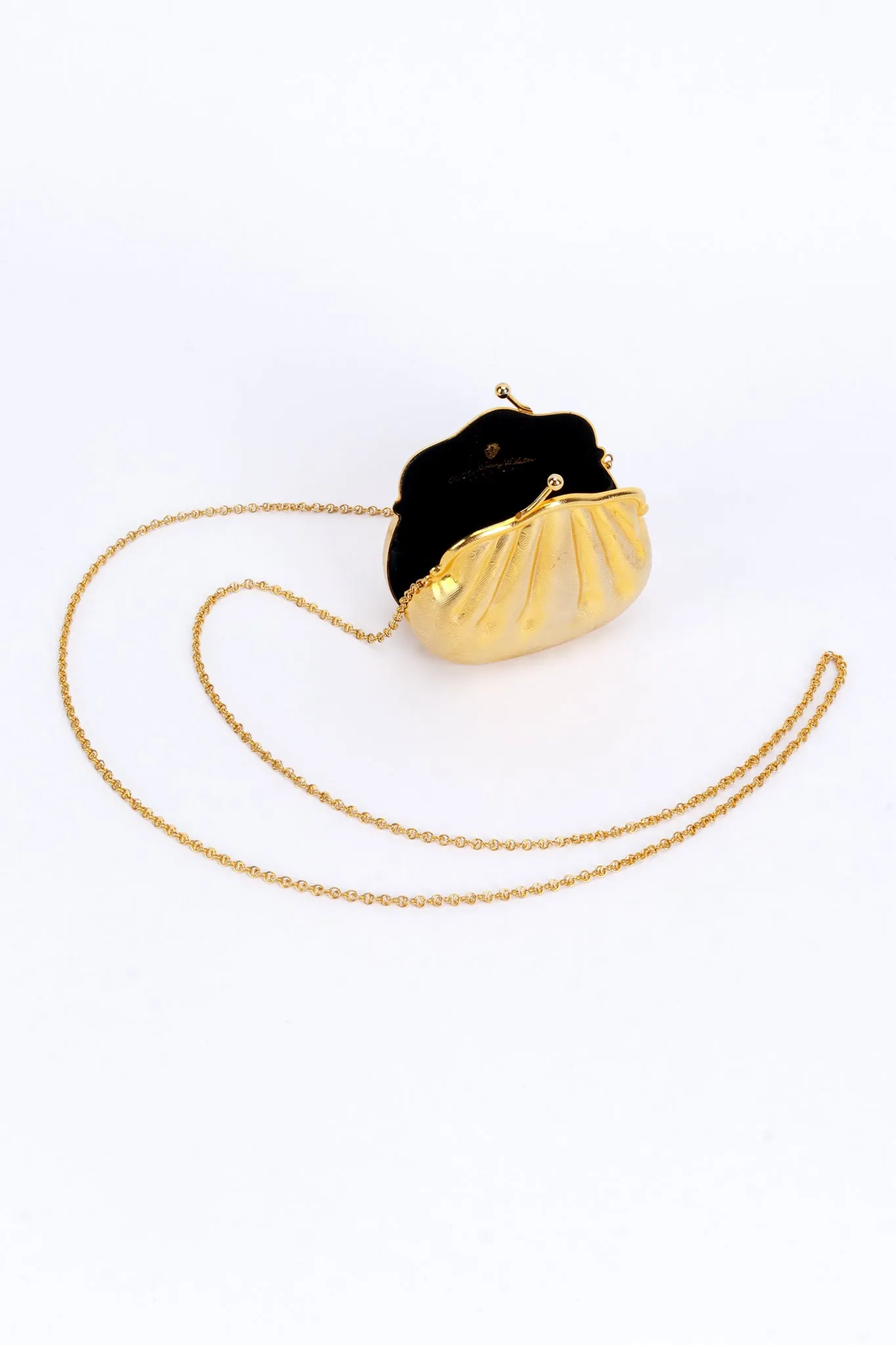 Accessory Collection Metal Shell Minaudière Mini Bag