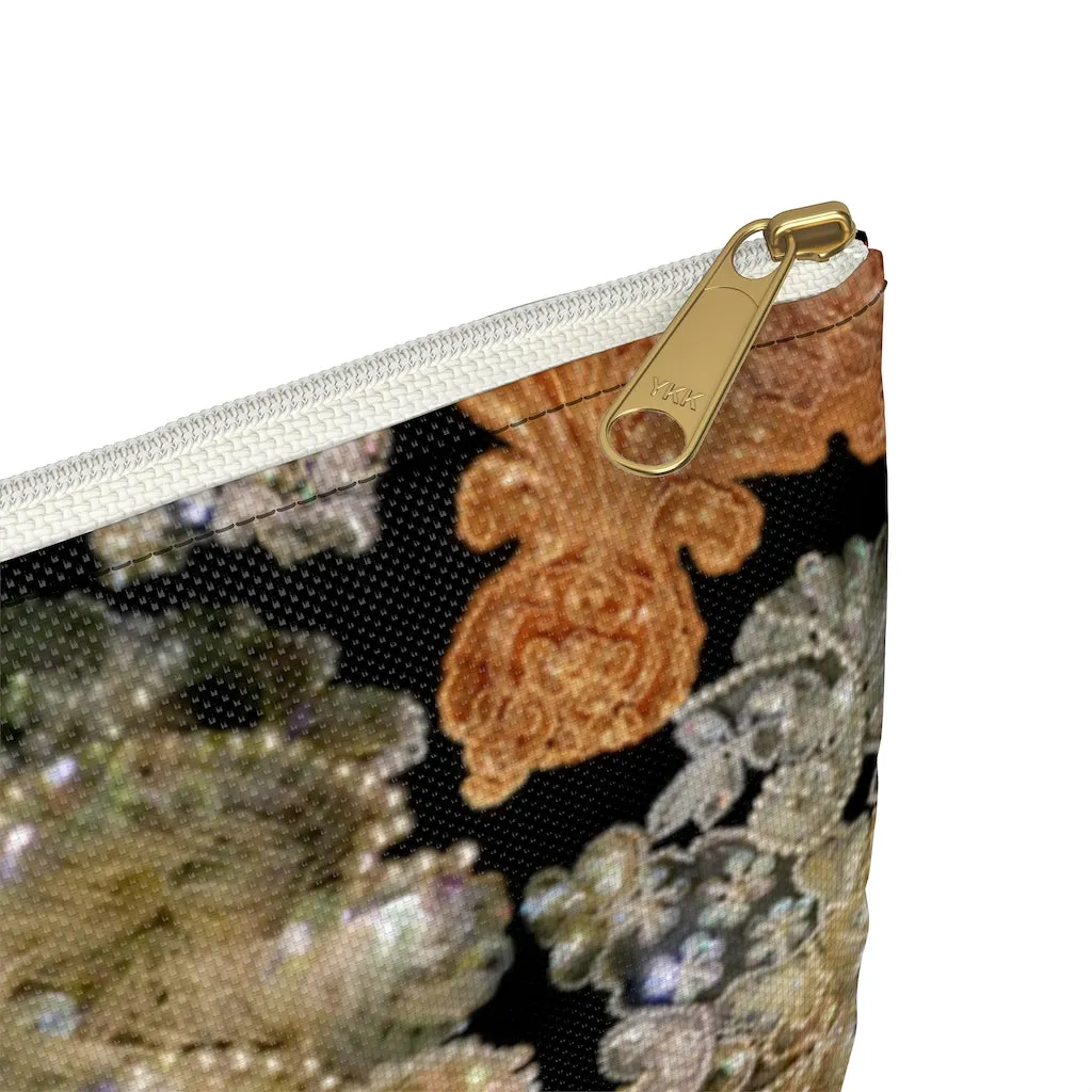 Accessory Pouch Rib 'Nude embroidery'