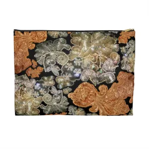Accessory Pouch Rib 'Nude embroidery'