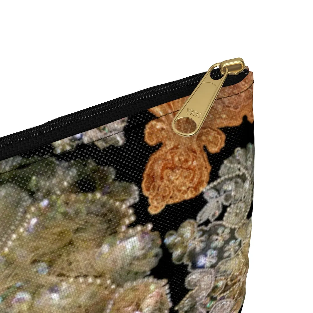 Accessory Pouch Rib 'Nude embroidery'