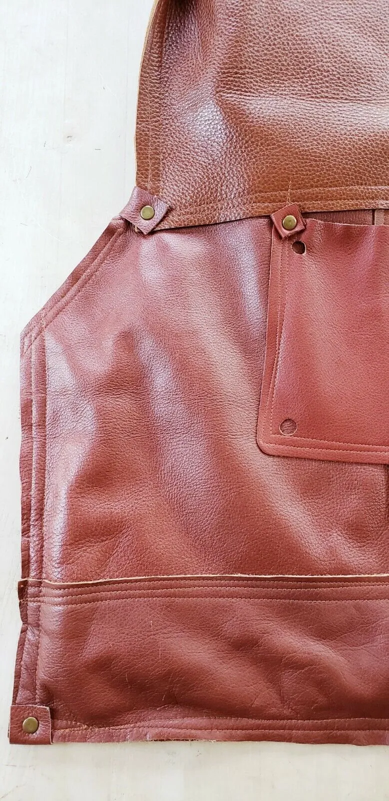 Agnieszka Kulon Artisinal Handmade Brown Leather Shoulder Bag Oversized Modern