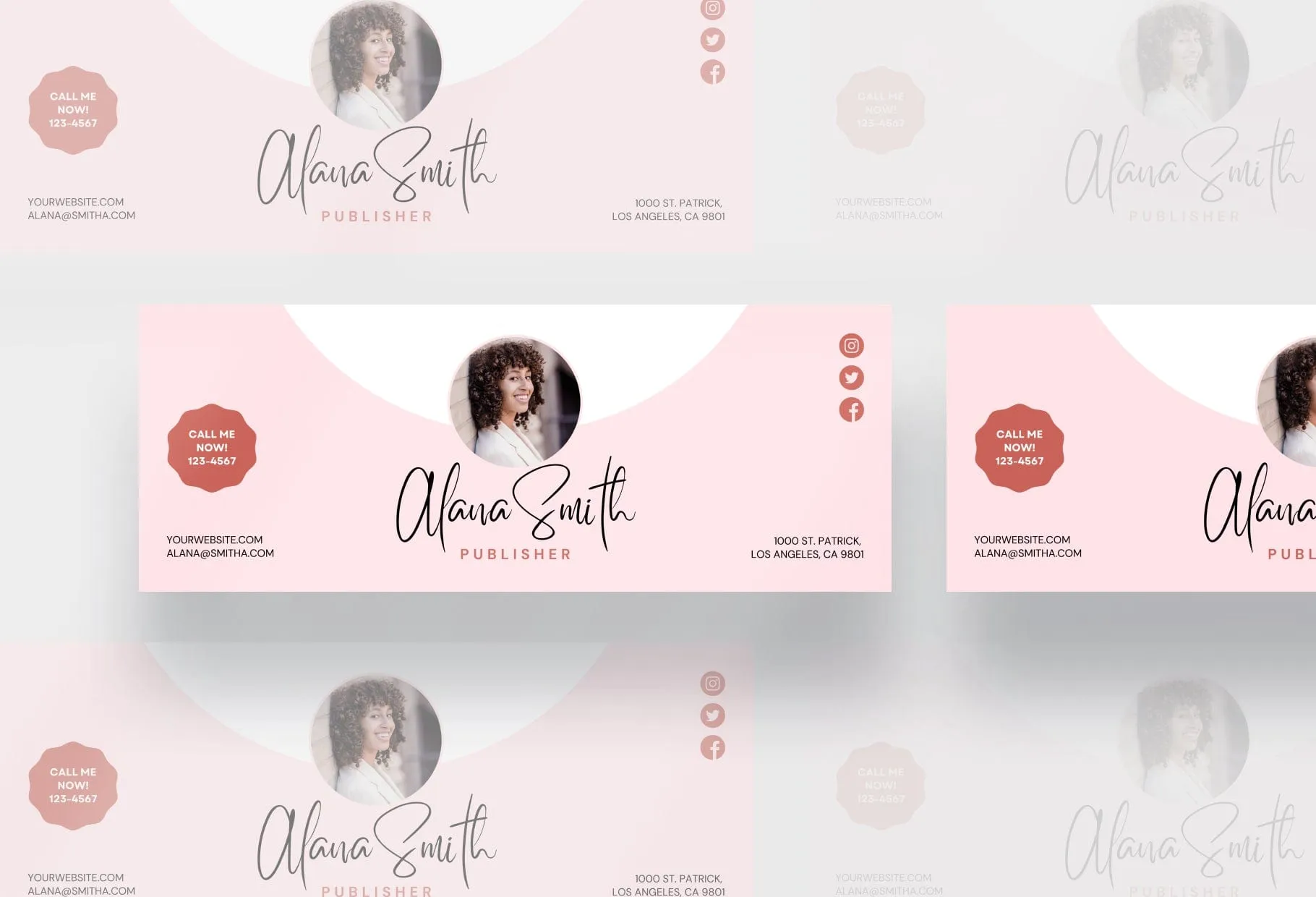 Alana Facebook Cover Canva Template