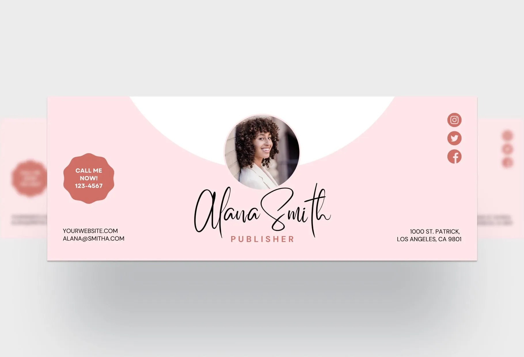 Alana Facebook Cover Canva Template