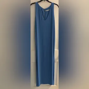 Alice   Olivia Womens Sleeveless V-Neck Maxi Side Slit Dress Sz Medium