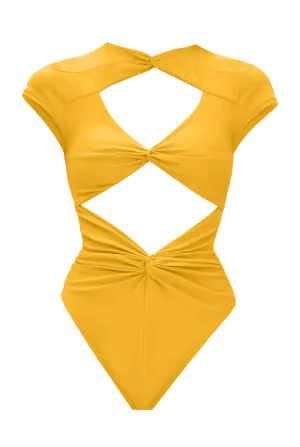 Aluna Sunshine Cut Out One Piece Swimsuit