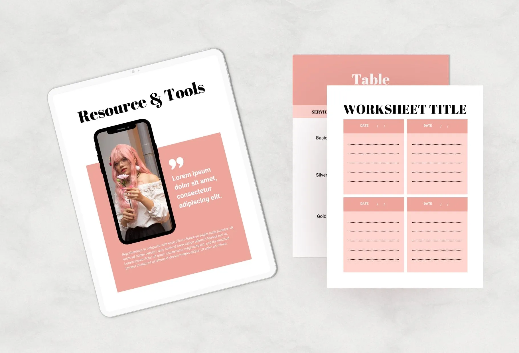 Amelia Lead Magnet Editable Canva Template
