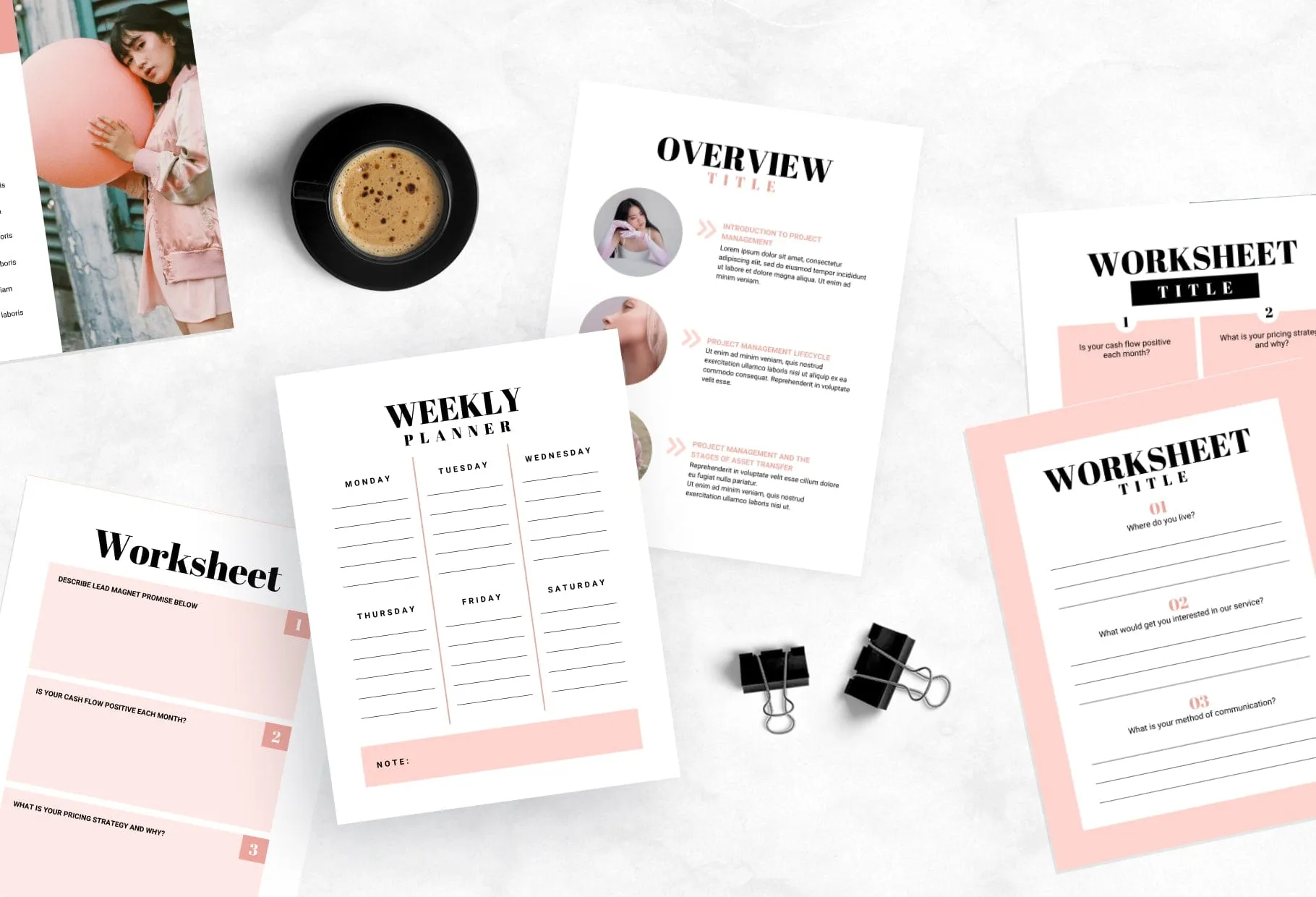 Amelia Lead Magnet Editable Canva Template