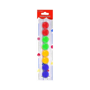 Amjiya Round Whiteboard Magnetic Button Set of 8 Pcs