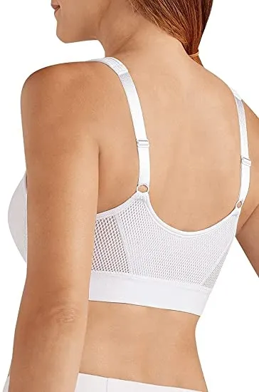 Amoena Womens Ester Post Surgical Bra, White 42C, Hook and eye front-closure makes it easy to put on and take off when mobility is limited! Retails $72 