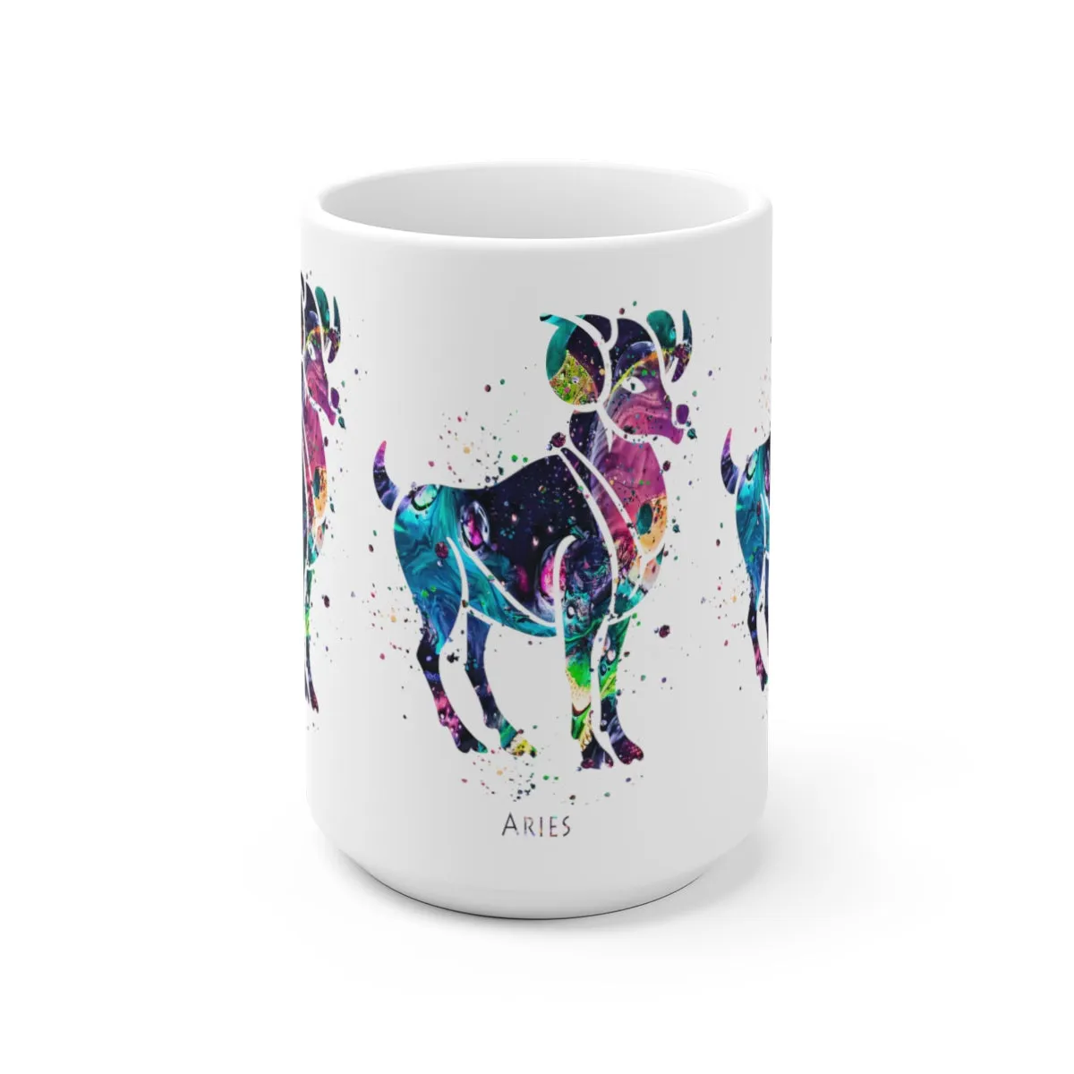 Aries Zodiac Sign Mug - 11 oz, 15 oz