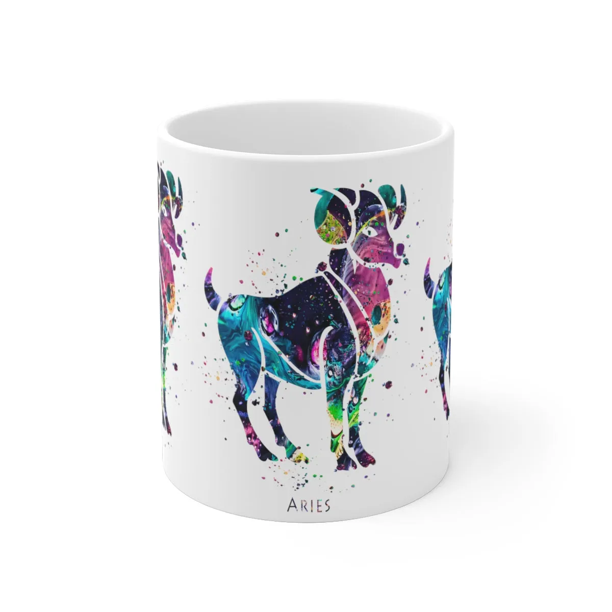 Aries Zodiac Sign Mug - 11 oz, 15 oz