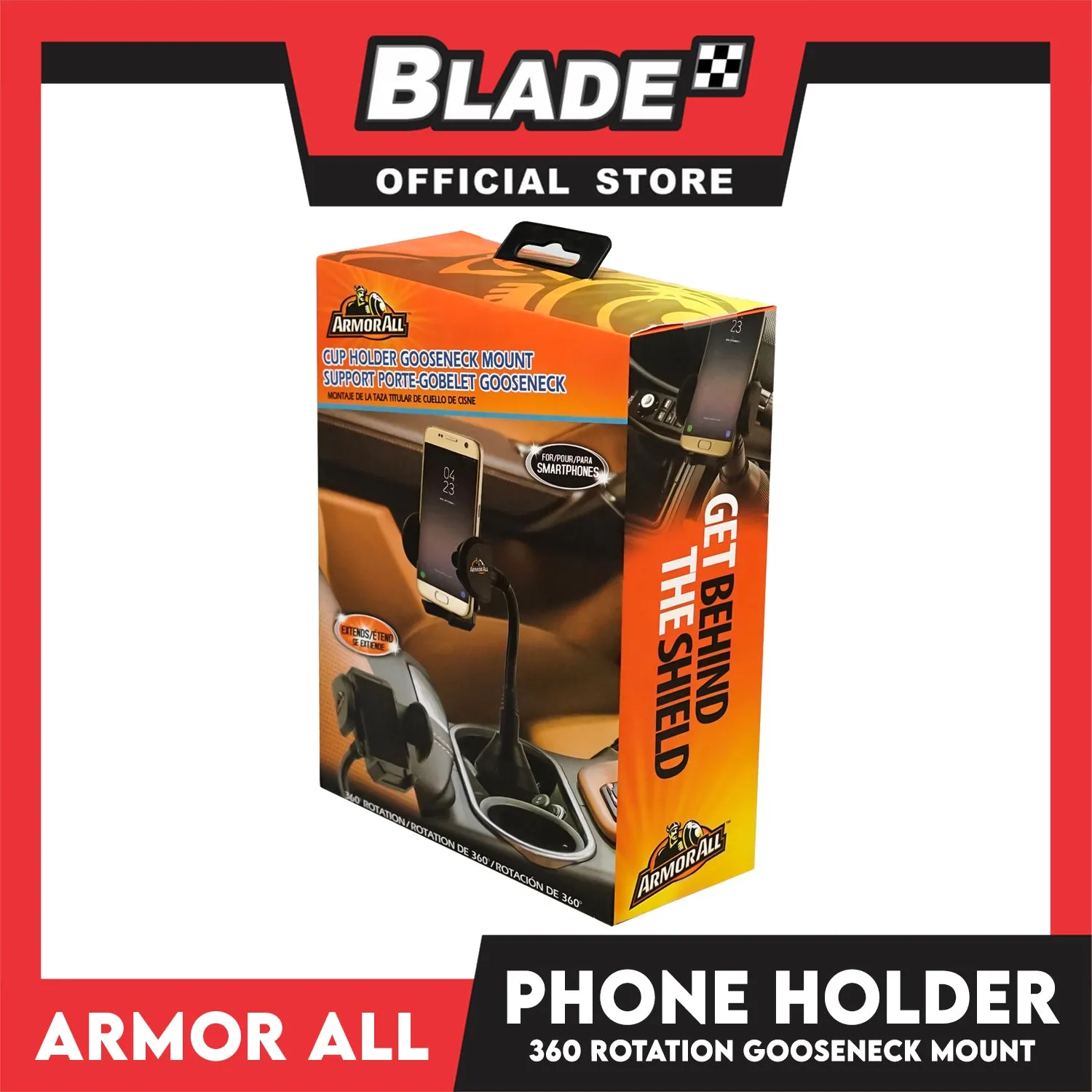 Armor All Cup Holder Goose-neck Mount AMH3-1003