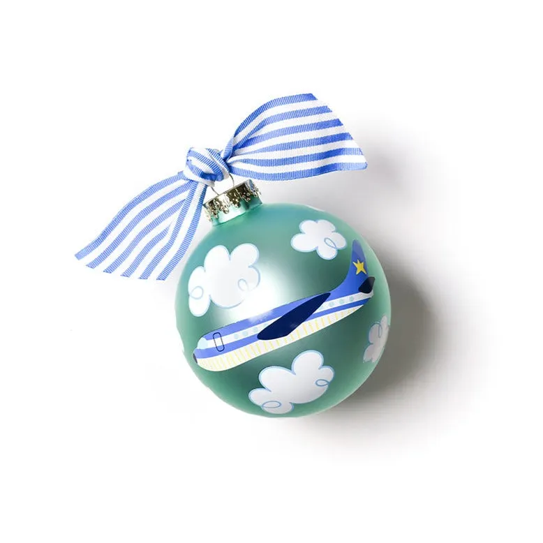 Around the World Plane Ornament
