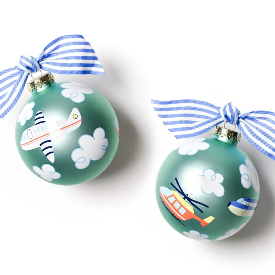 Around the World Plane Ornament