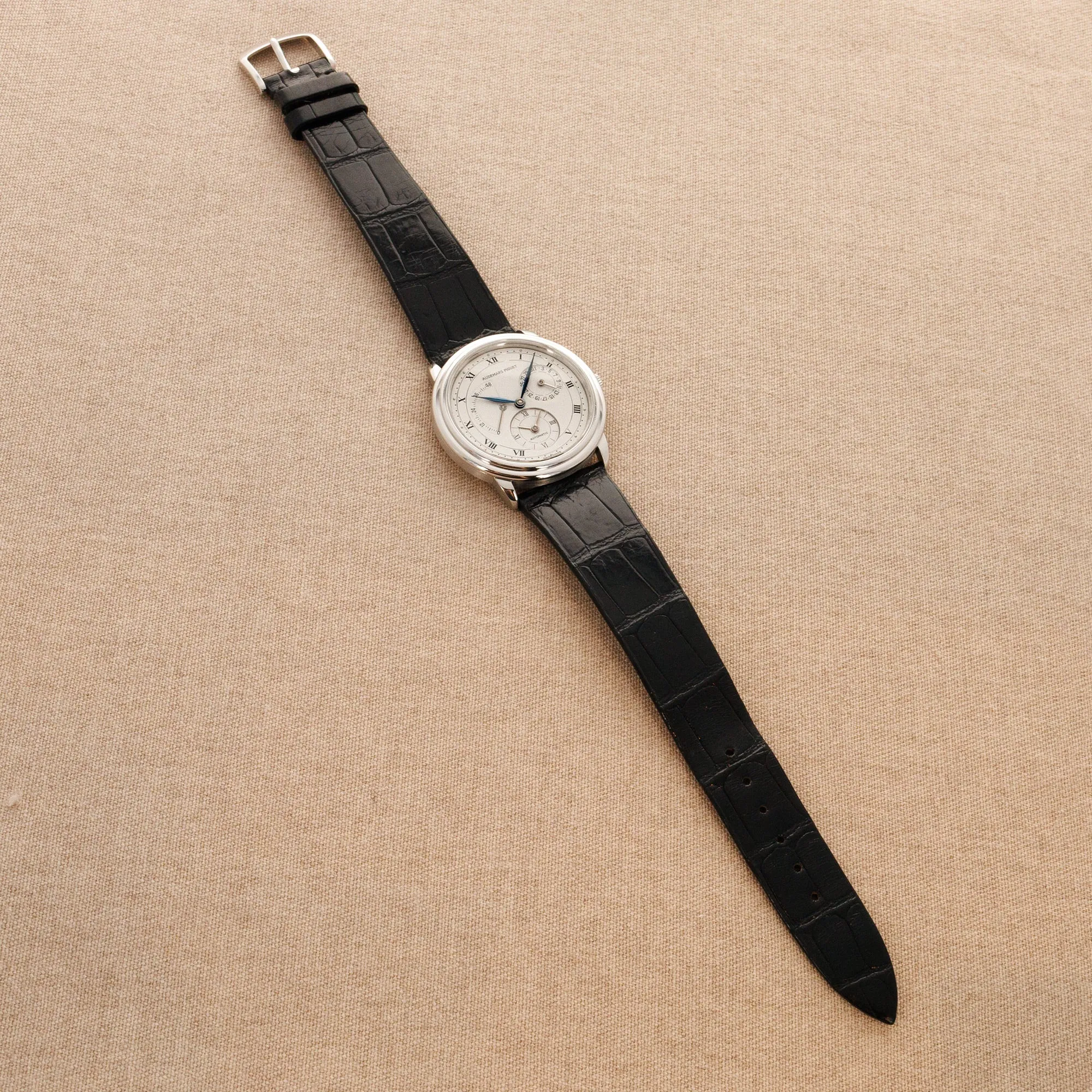 Audemars Piguet Platinum Dual Time Ref 25685