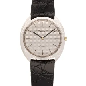 Audemars Piguet White Gold Automatic Tonneau Watch