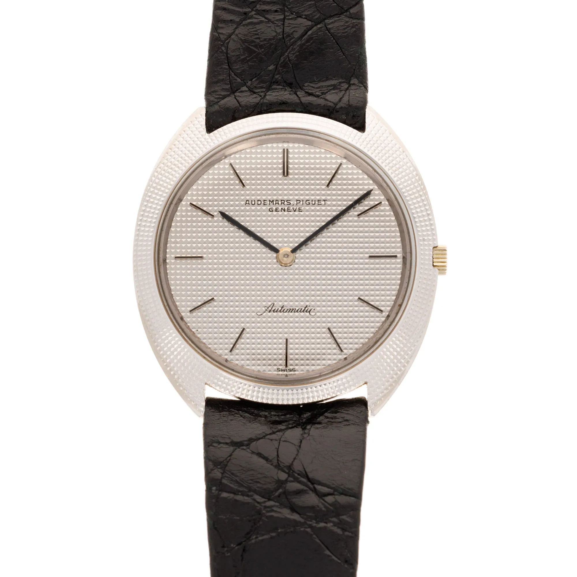 Audemars Piguet White Gold Automatic Tonneau Watch