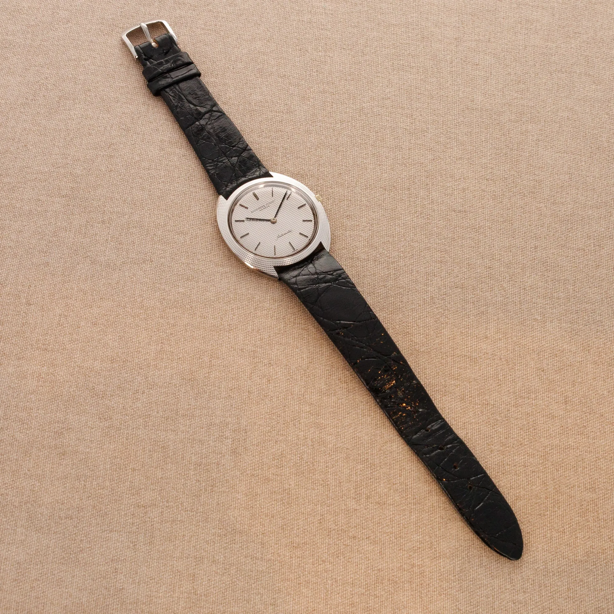 Audemars Piguet White Gold Automatic Tonneau Watch