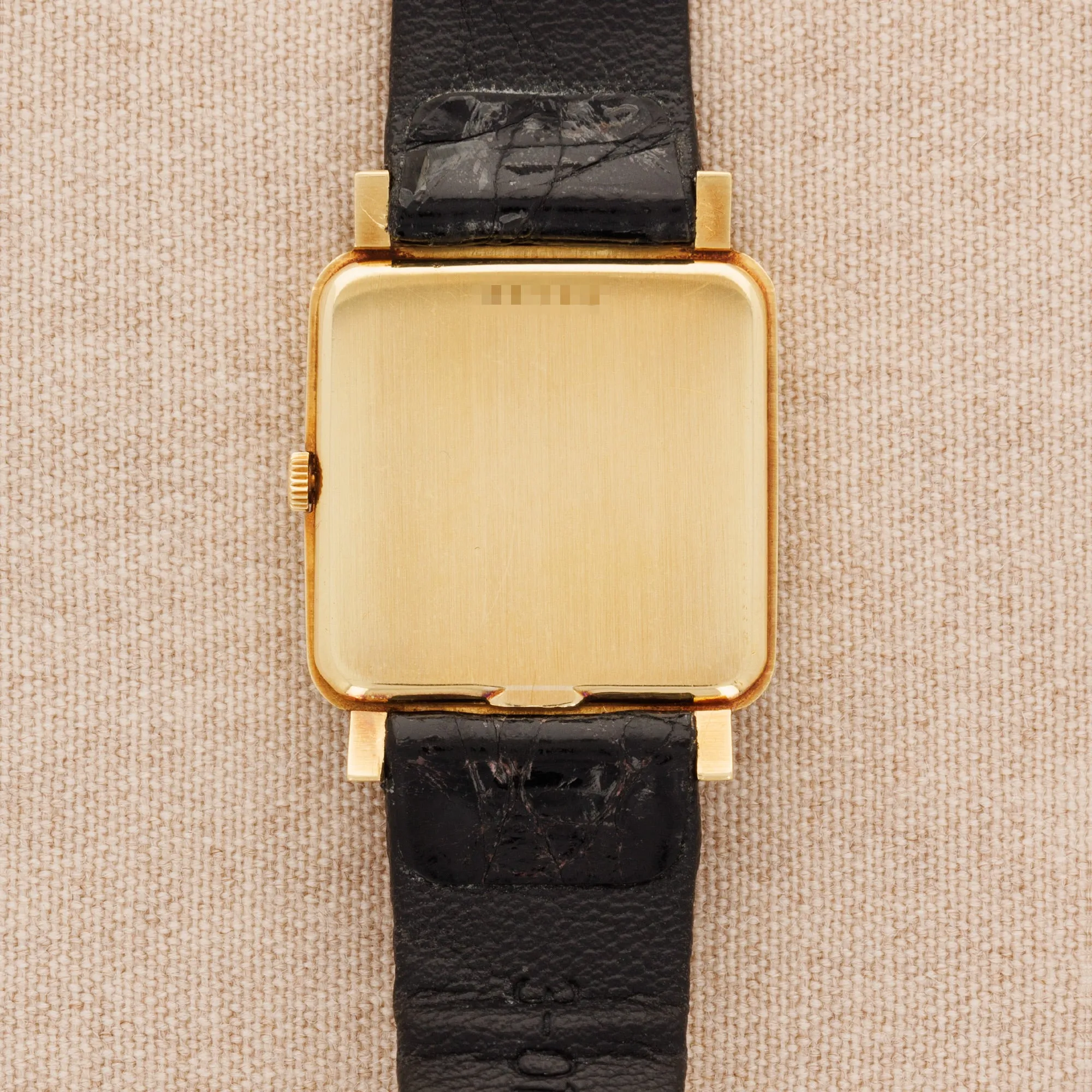 Audemars Piguet Yellow Gold Square Watch Retailed by Turler