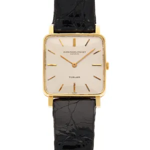Audemars Piguet Yellow Gold Square Watch Retailed by Turler