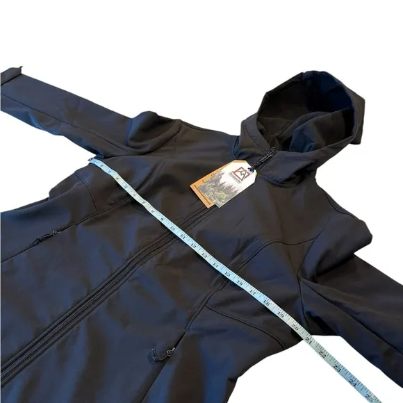 Avalanche  Midweight Soft Shell Fleece Lined Jacket With Hood And Pockets NEW L