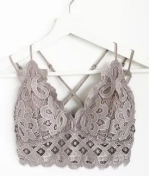 AXEL LACE BRALETTE HARBOR GREY
