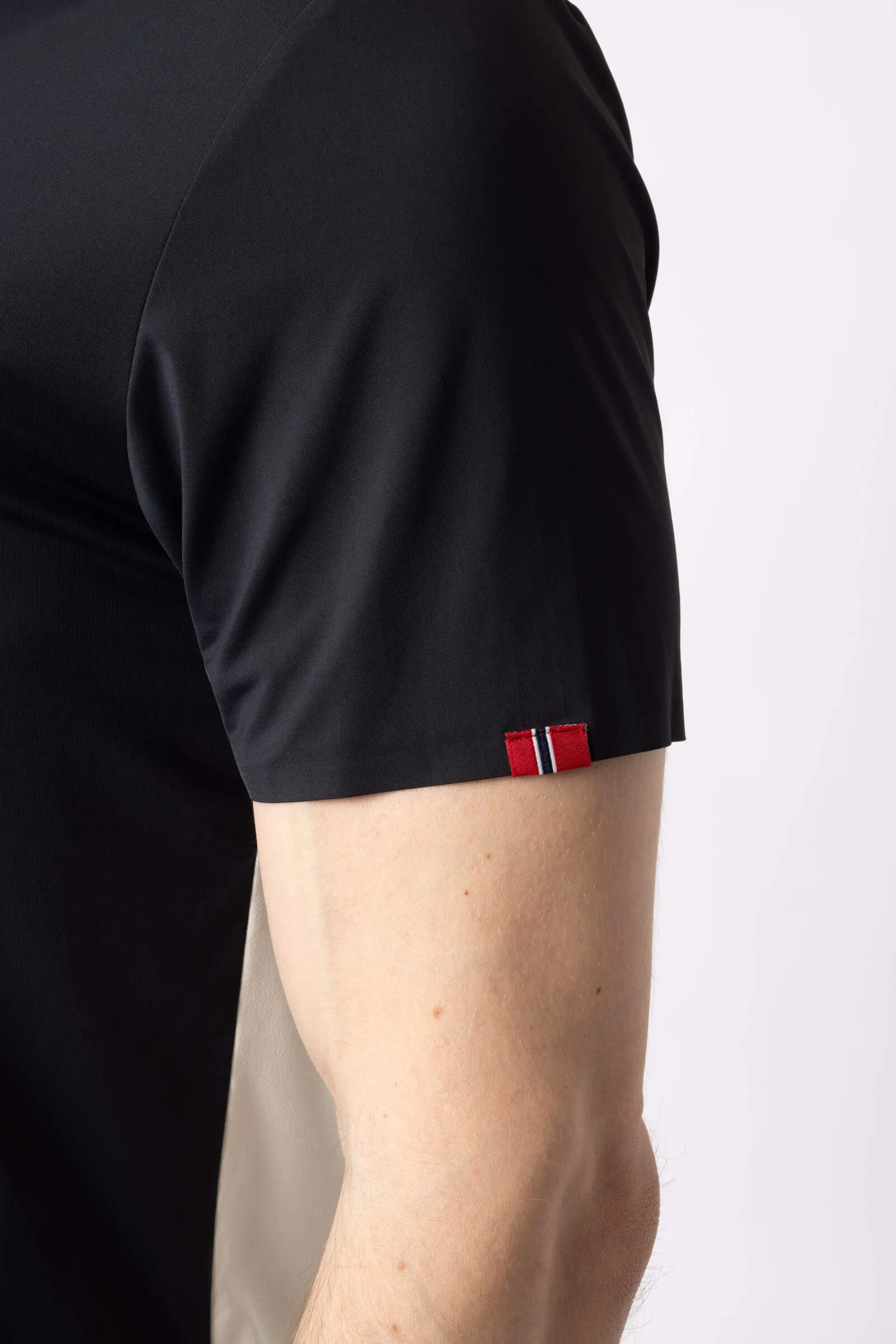 B Vertigo Mens Aidan Seamless Polo Shirt Dark Grey