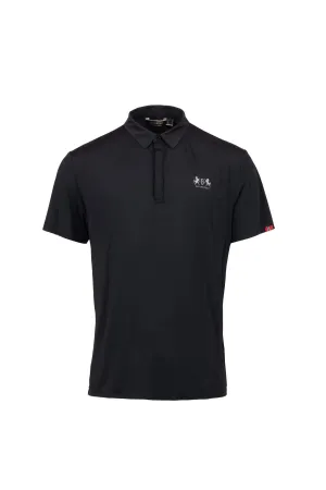 B Vertigo Mens Aidan Seamless Polo Shirt Dark Grey