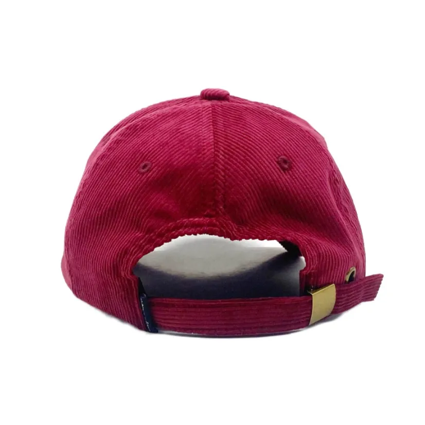 Baby Cow Corduroy Hat Burgundy
