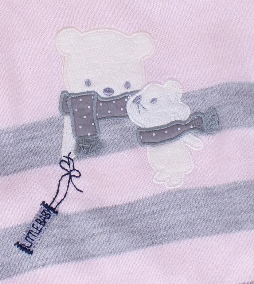 Baby Girls Pink Sweater Set