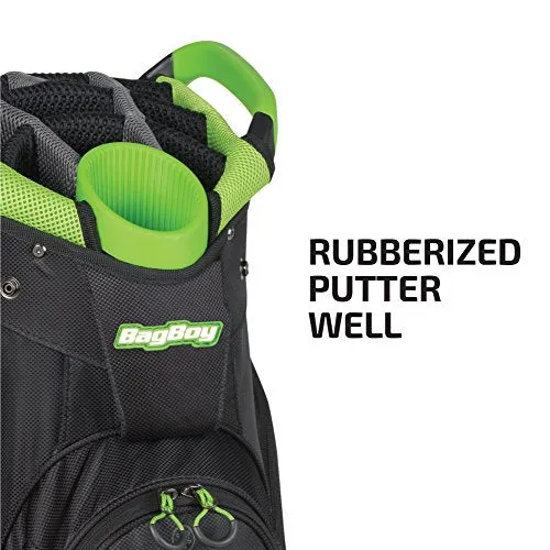 Bag Boy Chiller Cart Bag Black/Charcoal/Lime Chiller Cart Bag