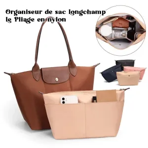 BaginBag | Handbag Organizer For Longchamp Le Pliage bag | Designer Purse Insert  | Bag Liner | Bag Insert Organizer | Longchamp Le Pliage Organizer | Bag Organizer | Luxury bag |  Bag protector | Longchamp Le Pliage Insert