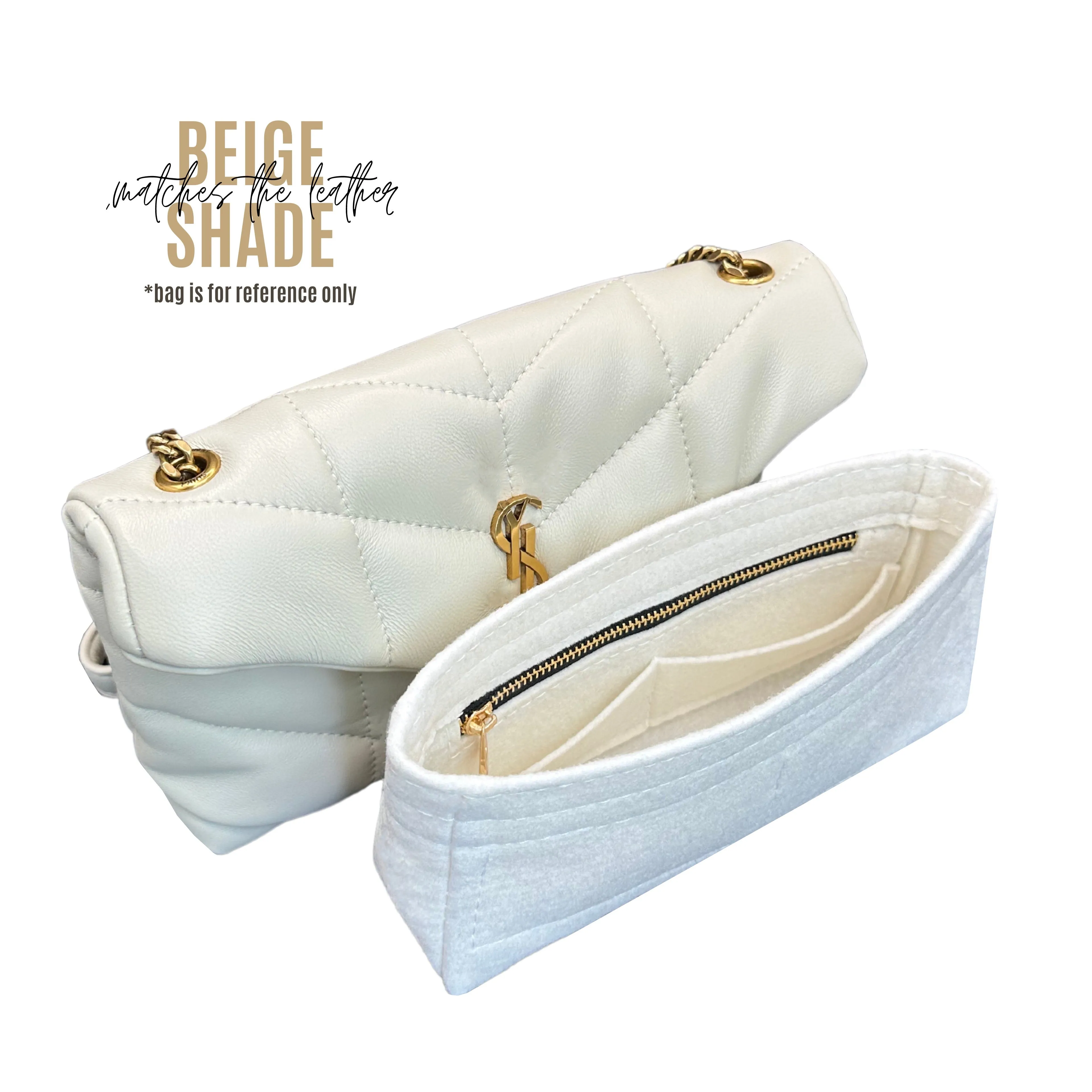 BaginBag | Handbag Organizer For YSL LouLou Puffer Shoulder Bag | Designer Purse Insert  | Bag Liner | Bag Insert Organizer | YSL Organizer | Bag Organizer | Luxury bag |  Bag protector | YSL Insert |